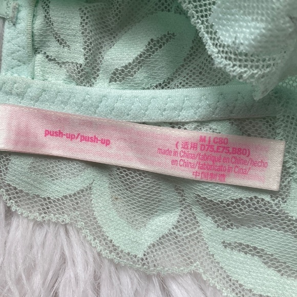 VS PINK • Silver Stars Strappy Lace Push-up Bra - Picture 5 of 10